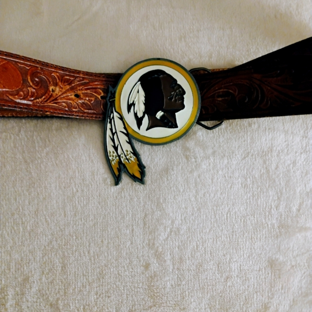 Vintage Leather Redskin Belt
